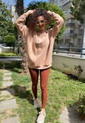 Malaya Oversize Sweatshirt - Latte (Sütlü Kahve)