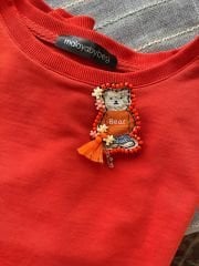 Malaya 4 Mevsim Sweatshirt - Nar Çiçeği