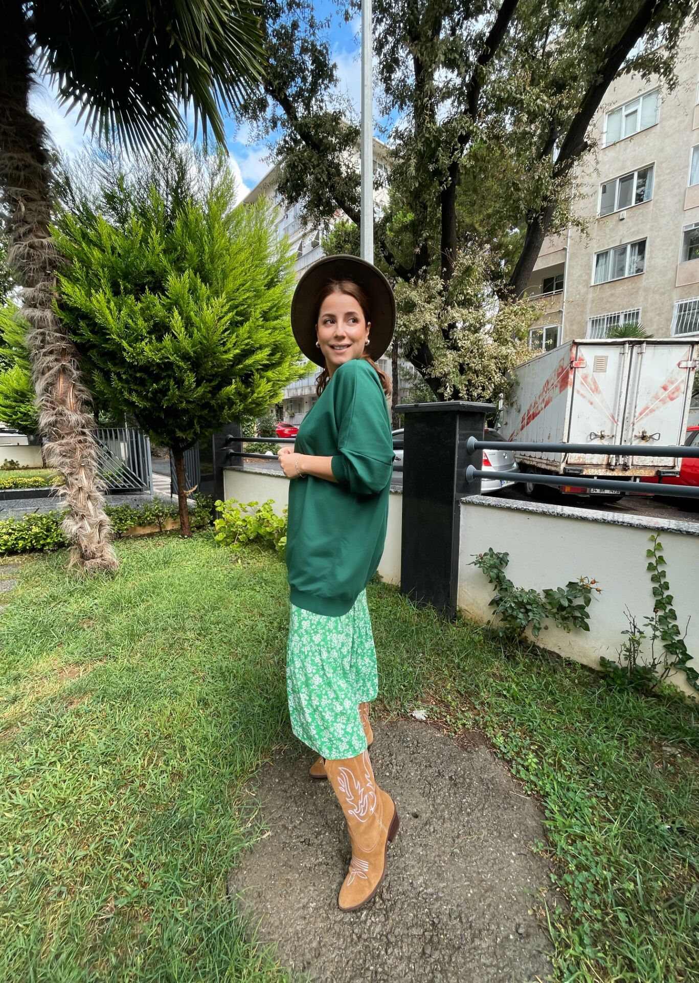 Malaya 4 Mevsim Sweatshirt - Yeşil