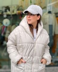 Malaya Oversize Uzun Şişme Mont