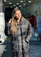 Malaya Oversize Uzun Şişme Mont