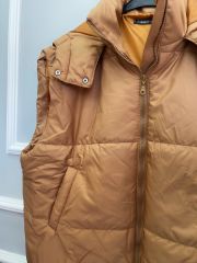 Oversize Şişme Yelek - Hardal