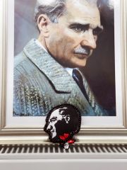 Tasarım Broş - Atatürk