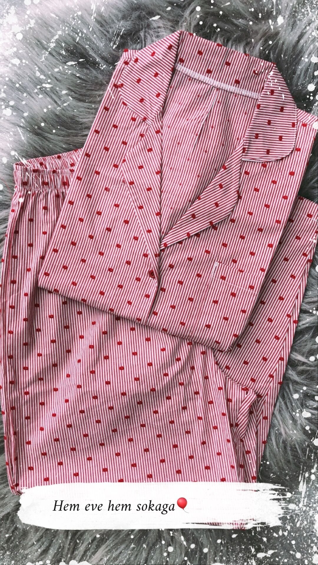 Puantiye Poplin Takım