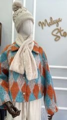 Baklava Desen Klasik Ceket