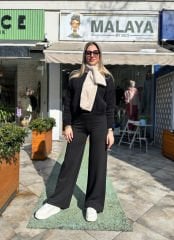 Çelik Kumaş Palazza Pantolon