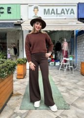 Çelik Kumaş Palazza Pantolon