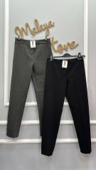 Örme Çelik Kumaş Kalem Pantolon