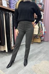 Örme Çelik Kumaş Kalem Pantolon