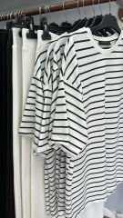 Çizgili Tshirt/Bluz