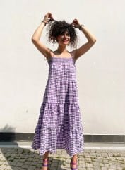 İnce Askılı Potikare Elbise