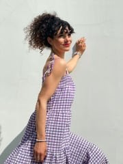 İnce Askılı Potikare Elbise