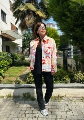 Renkli Baharlık Ceket