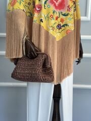 Kahverengi Hasır Çanta