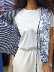 Çift Yönlü Bohem Yelek