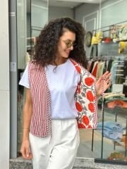 Çift Yönlü Bohem Yelek