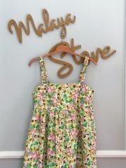 Çiçekli Mini Elbise