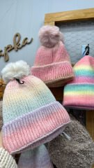 Polarlı Ponpon Bere