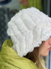 Peluş Bucket Şapka