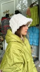 Peluş Bucket Şapka