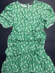 Çiçekli Viskon Elbise