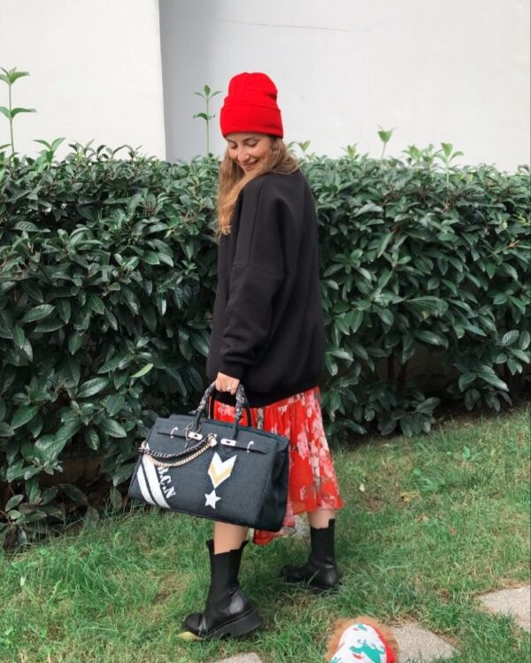 Malaya Oversize Sweatshirt - Siyah