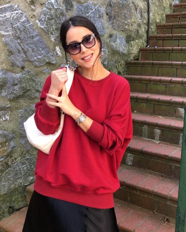 Malaya 4 Mevsim Sweatshirt - Bordo