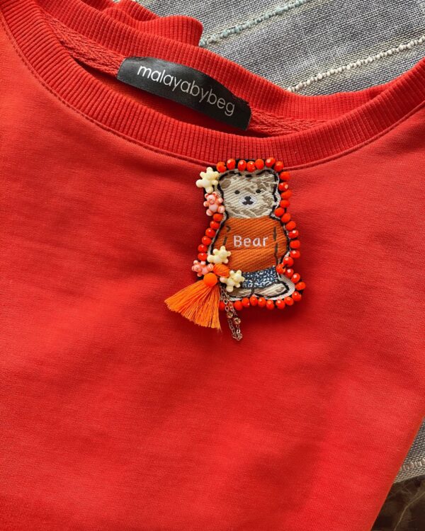 Malaya 4 Mevsim Sweatshirt - Nar Çiçeği