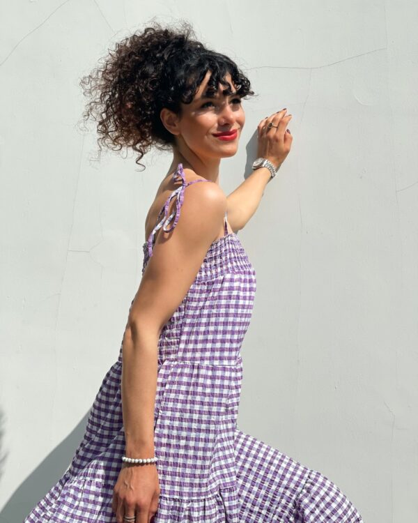 İnce Askılı Potikare Elbise