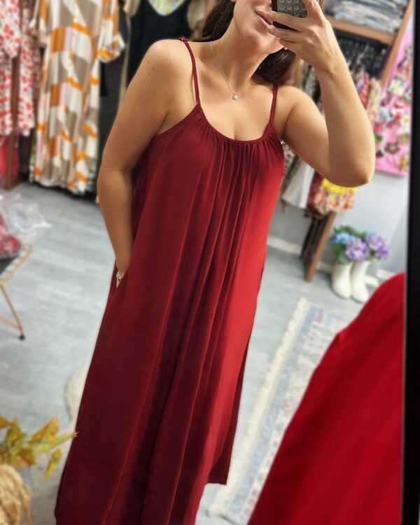 Jarse Askılı Basic Elbise