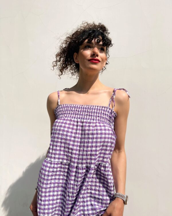 İnce Askılı Potikare Elbise