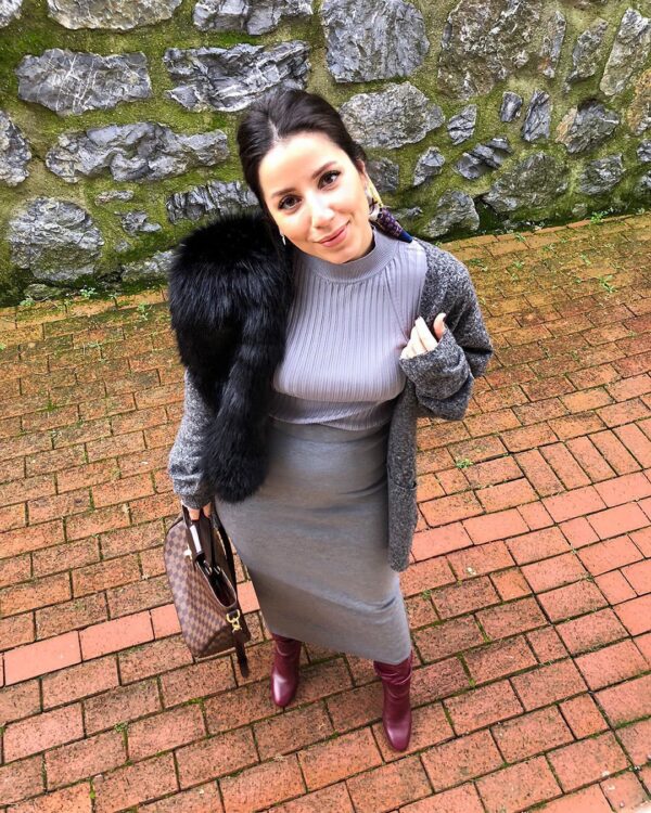 Scuba Kumaş Kalem Etek