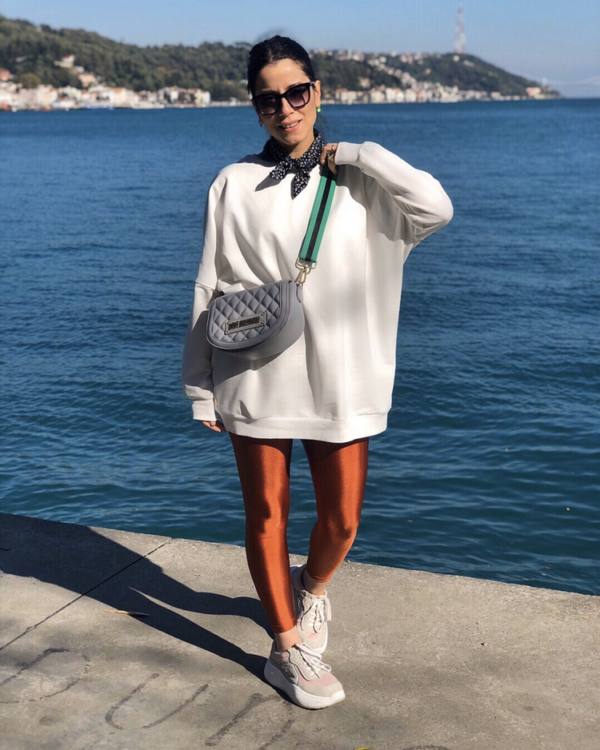 Malaya 4 Mevsim Sweatshirt - Beyaz