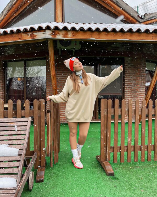 Malaya 4 Mevsim Sweatshirt - Bej