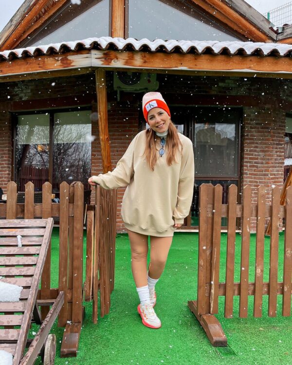 Malaya 4 Mevsim Sweatshirt - Bej