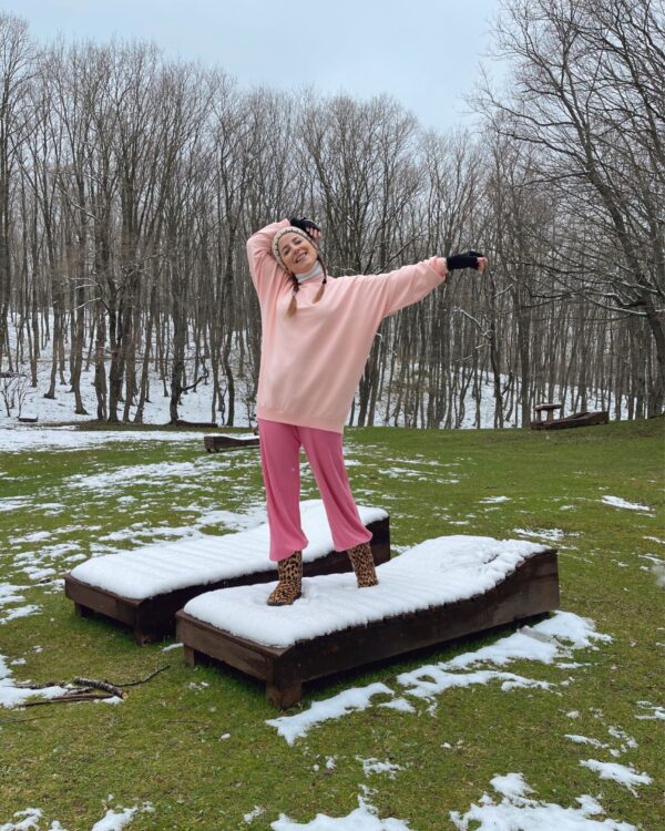 Malaya 4 Mevsim Sweatshirt - Toz Pembe