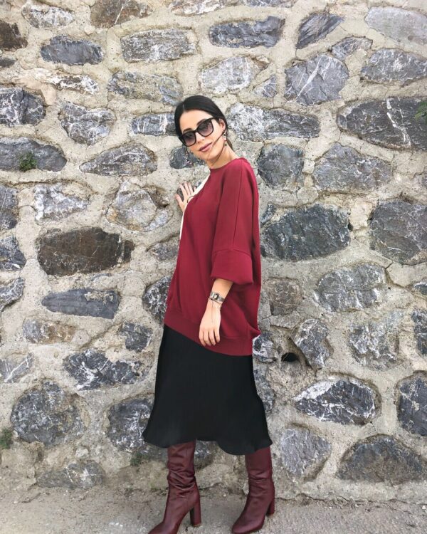 Malaya 4 Mevsim Sweatshirt - Bordo