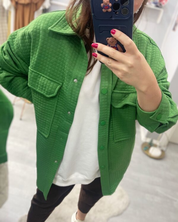 Kapitone İnce Ceket