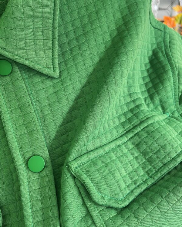 Kapitone İnce Ceket