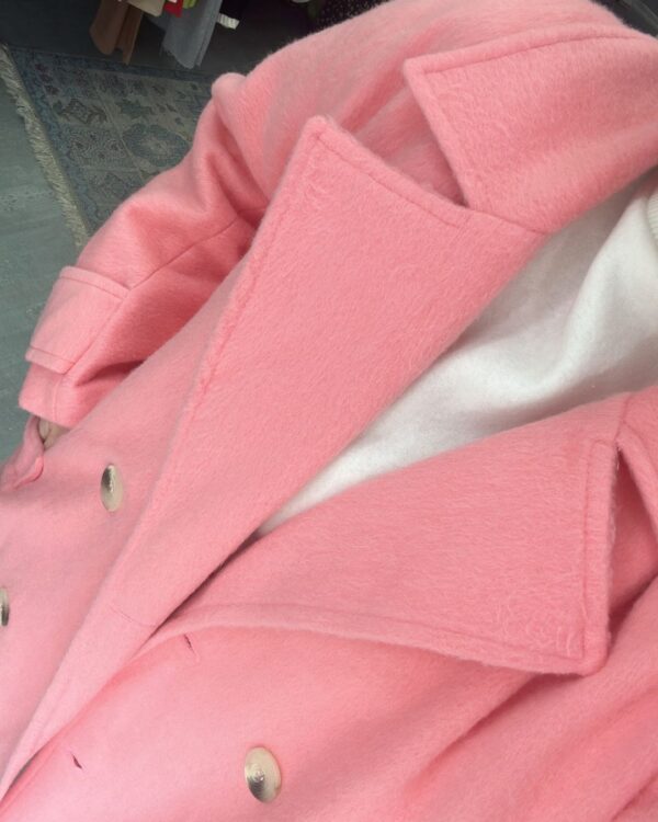 Pamuk Şeker Maksi Kaban