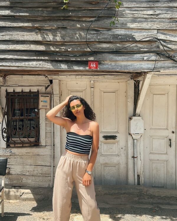 Bej Şalvar Pantolon