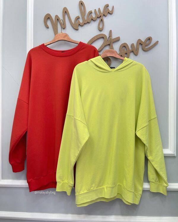 Malaya Mevsimlik Neon Sweatshirt