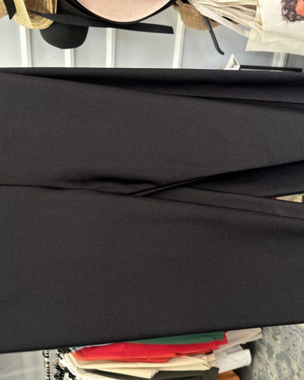 Siyah Yarı Parlak Disko Tayt