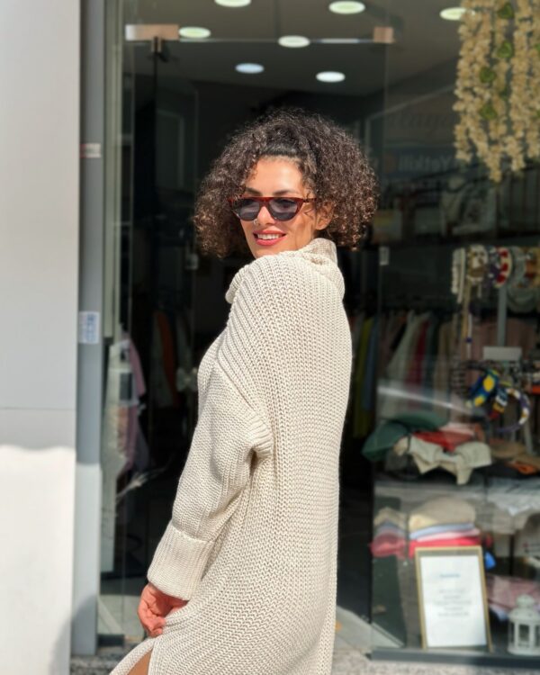 Oversize Örme Elbise