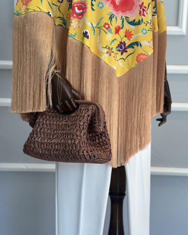 Kahverengi Hasır Çanta