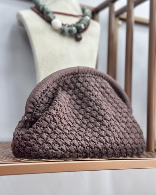 Mini Hasır El Çantası