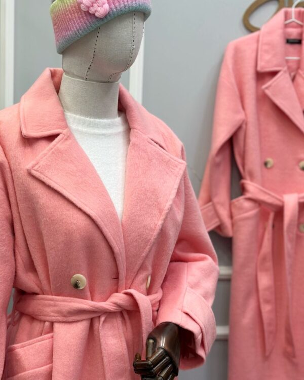 Pamuk Şeker Maksi Kaban