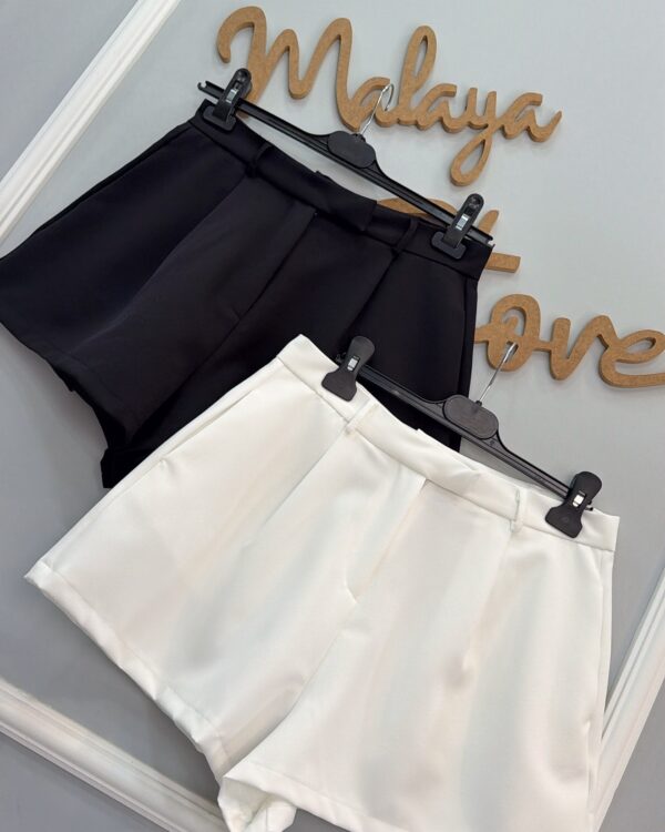 Yazlık Krep Mini Şort