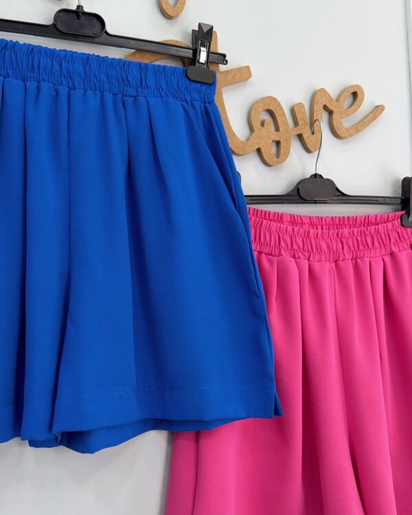 Mini Dökümlü Şort