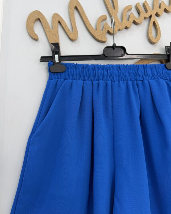 Mini Dökümlü Şort